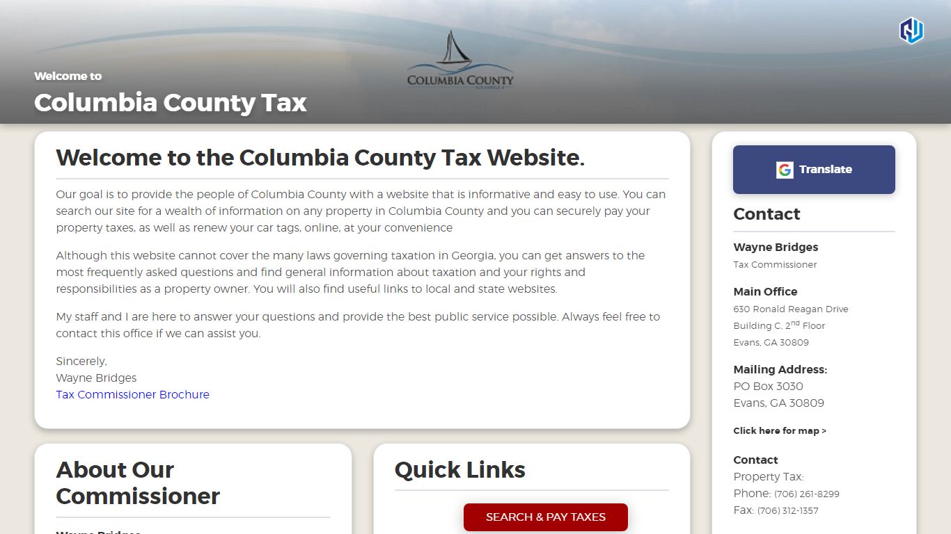 Columbia County - G A - Tax
